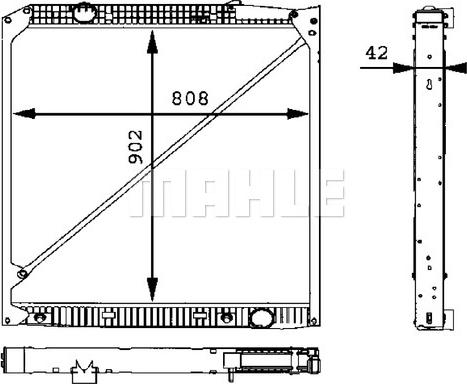 Wilmink Group WG2183877 - Радиатор, охлаждение двигателя autosila-amz.com