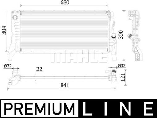 Wilmink Group WG2183264 - Радиатор, охлаждение двигателя autosila-amz.com