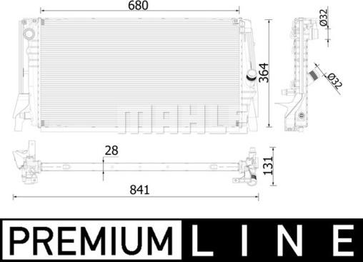 Wilmink Group WG2183282 - Радиатор, охлаждение двигателя autosila-amz.com