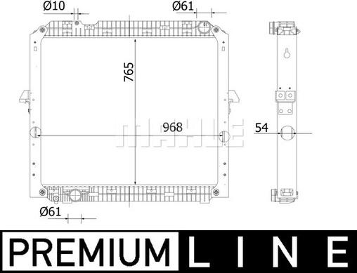 Wilmink Group WG2183287 - Радиатор, охлаждение двигателя autosila-amz.com