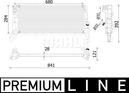 Wilmink Group WG2183279 - Радиатор, охлаждение двигателя autosila-amz.com