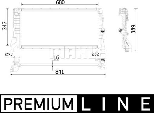 Wilmink Group WG2183277 - Радиатор, охлаждение двигателя autosila-amz.com