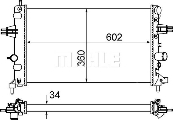 Wilmink Group WG2183772 - Радиатор, охлаждение двигателя autosila-amz.com