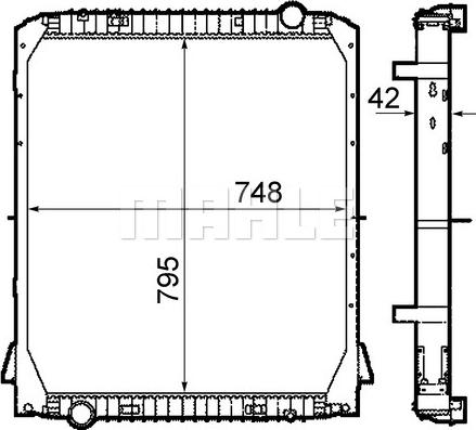 Wilmink Group WG2182946 - Радиатор, охлаждение двигателя autosila-amz.com