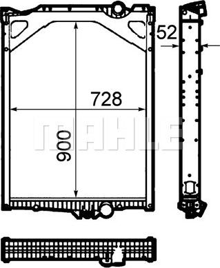 Wilmink Group WG2182954 - Радиатор, охлаждение двигателя autosila-amz.com