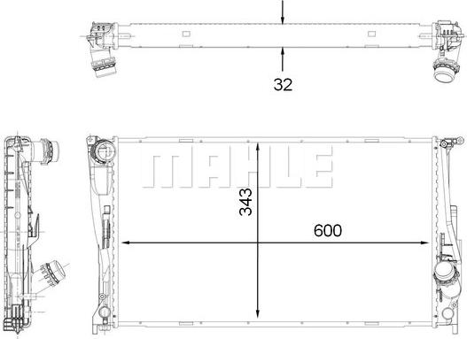 Wilmink Group WG2182955 - Радиатор, охлаждение двигателя autosila-amz.com