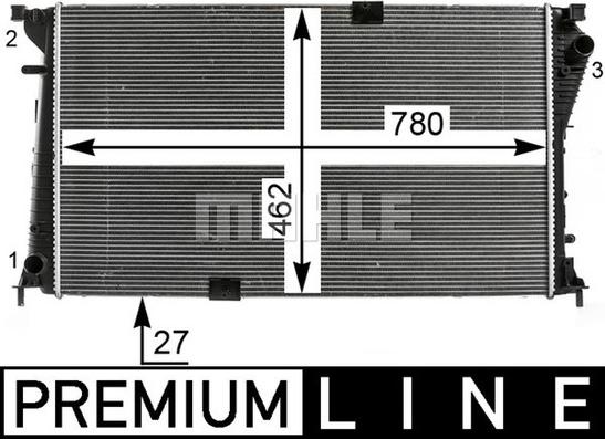 Wilmink Group WG2182932 - Радиатор, охлаждение двигателя autosila-amz.com