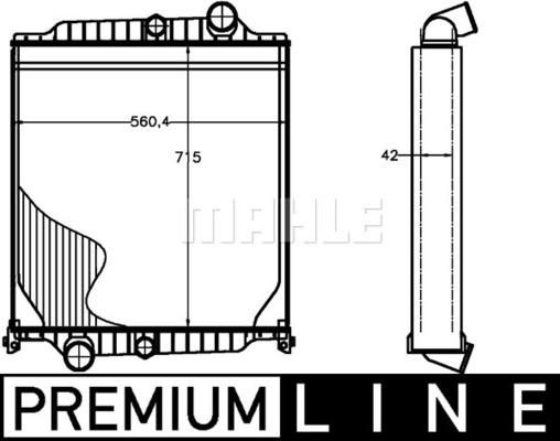 Wilmink Group WG2182466 - Радиатор, охлаждение двигателя autosila-amz.com