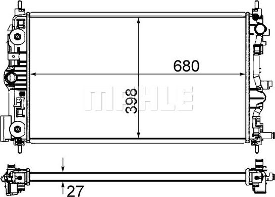 Wilmink Group WG2182471 - Радиатор, охлаждение двигателя autosila-amz.com