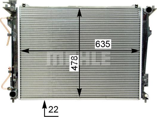 Wilmink Group WG2182549 - Радиатор, охлаждение двигателя autosila-amz.com