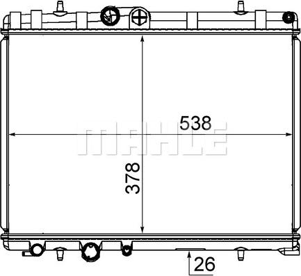 Wilmink Group WG2182896 - Радиатор, охлаждение двигателя autosila-amz.com