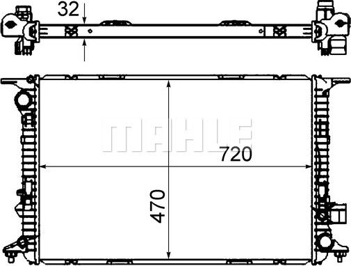 Wilmink Group WG2182247 - Радиатор, охлаждение двигателя autosila-amz.com