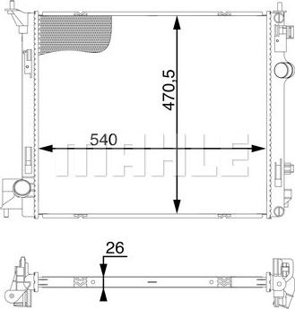 Wilmink Group WG2182780 - Радиатор, охлаждение двигателя autosila-amz.com