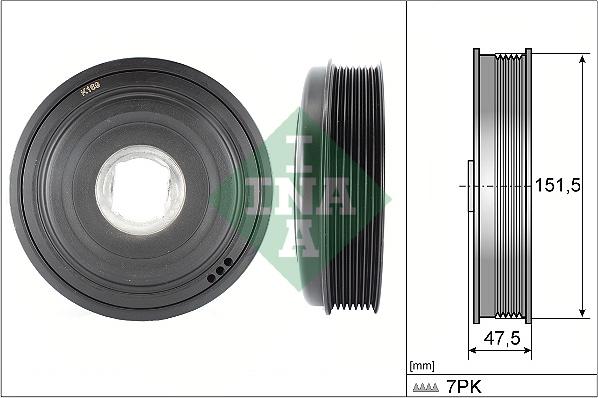 Wilmink Group WG2136889 - Шкив коленчатого вала autosila-amz.com