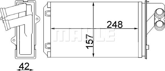 Wilmink Group WG2179974 - Теплообменник, отопление салона autosila-amz.com