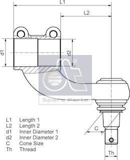 Wilmink Group WG2322188 - Наконечник рулевой тяги, шарнир autosila-amz.com