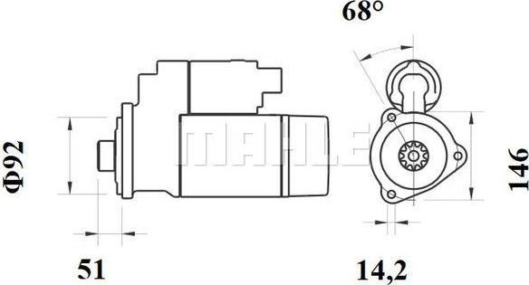 Wilmink Group WG2203434 - Стартер autosila-amz.com