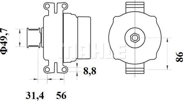 Wilmink Group WG2202998 - Генератор autosila-amz.com