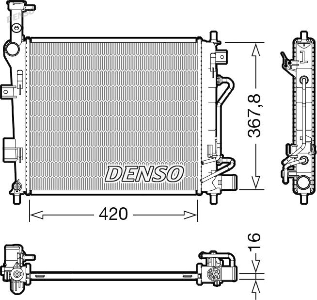Wilmink Group WG2270664 - Радиатор, охлаждение двигателя autosila-amz.com