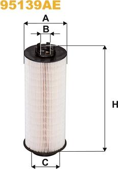 WIX Filters 95139AE - Топливный фильтр autosila-amz.com