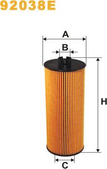 WIX Filters 92038E - Масляный фильтр autosila-amz.com