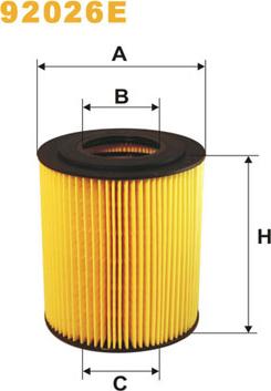 WIX Filters 92026E - Масляный фильтр autosila-amz.com