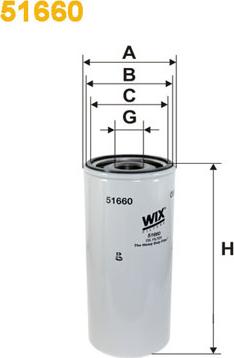 WIX Filters 51660 - Масляный фильтр autosila-amz.com