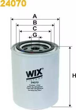 WIX Filters 24070 - Фильтр охлаждающей жидкости autosila-amz.com