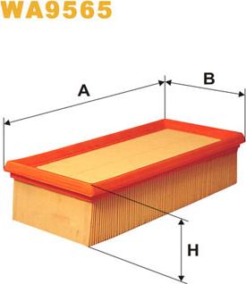 WIX Filters WA9565 - Воздушный фильтр, двигатель autosila-amz.com