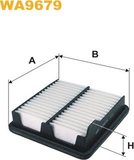 WIX Filters WA9679 - Воздушный фильтр, двигатель autosila-amz.com