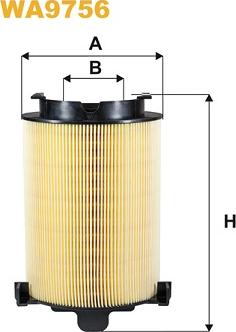 WIX Filters WA9756 - Воздушный фильтр, двигатель autosila-amz.com