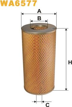 WIX Filters WA6577 - Воздушный фильтр, двигатель autosila-amz.com