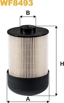 WIX Filters WF8493 - Топливный фильтр autosila-amz.com