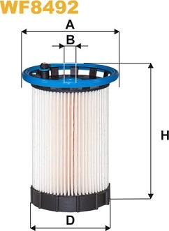 WIX Filters WF8492 - Топливный фильтр autosila-amz.com