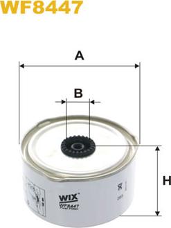 WIX Filters WF8447 - Топливный фильтр autosila-amz.com