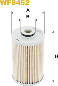 WIX Filters WF8452 - Топливный фильтр autosila-amz.com