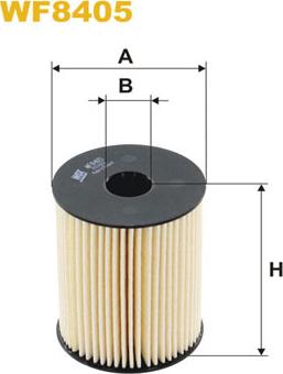 WIX Filters WF8405 - Топливный фильтр autosila-amz.com