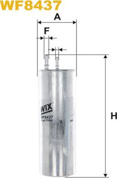 WIX Filters WF8437 - Топливный фильтр autosila-amz.com