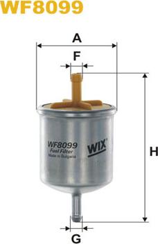 WIX Filters WF8099 - Топливный фильтр autosila-amz.com