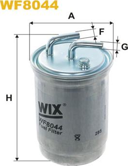 WIX Filters WF8044 - Топливный фильтр autosila-amz.com