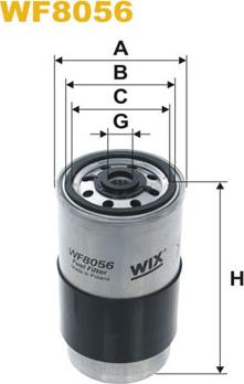 WIX Filters WF8056 - Топливный фильтр autosila-amz.com