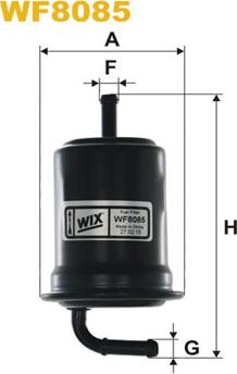WIX Filters WF8085 - Топливный фильтр autosila-amz.com
