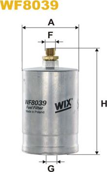 WIX Filters WF8039 - Топливный фильтр autosila-amz.com
