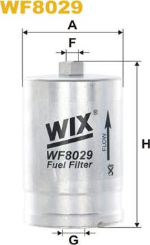 WIX Filters WF8029 - Топливный фильтр autosila-amz.com