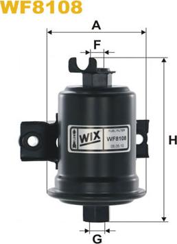WIX Filters WF8108 - Топливный фильтр autosila-amz.com
