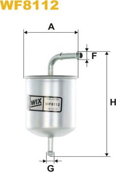 WIX Filters WF8112 - Топливный фильтр autosila-amz.com