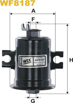 WIX Filters WF8187 - Топливный фильтр autosila-amz.com