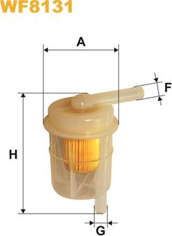 WIX Filters WF8131 - Топливный фильтр autosila-amz.com