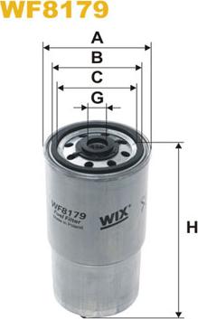 WIX Filters WF8179 - Топливный фильтр autosila-amz.com