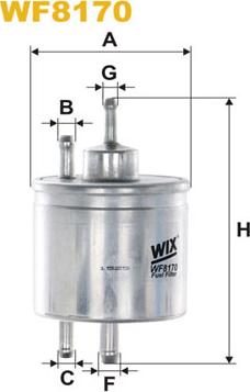 WIX Filters WF8170 - Топливный фильтр autosila-amz.com